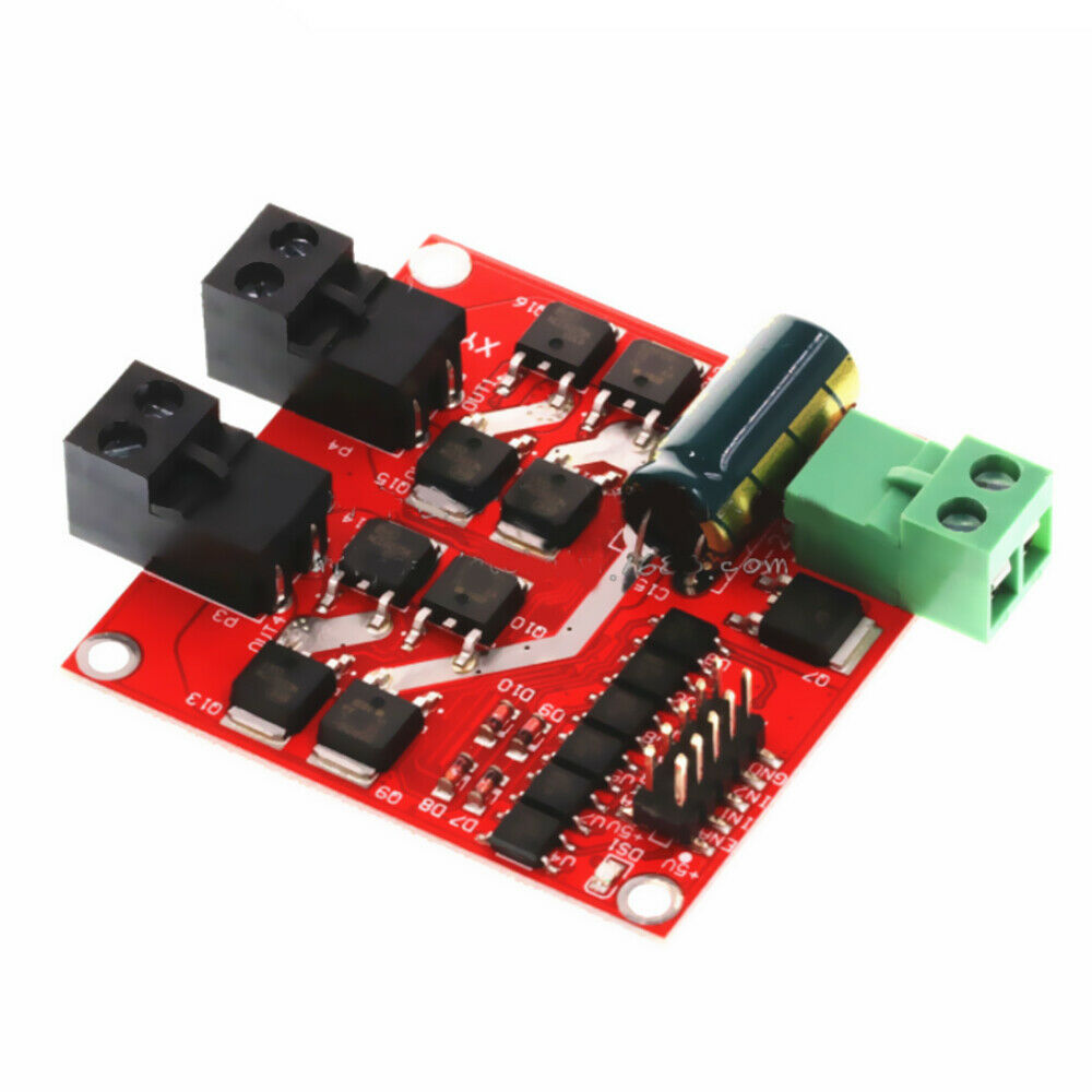 Dual Channel DC Motor Driver Module 160W 7A 12V 24V PWM Drive Reversing Braking