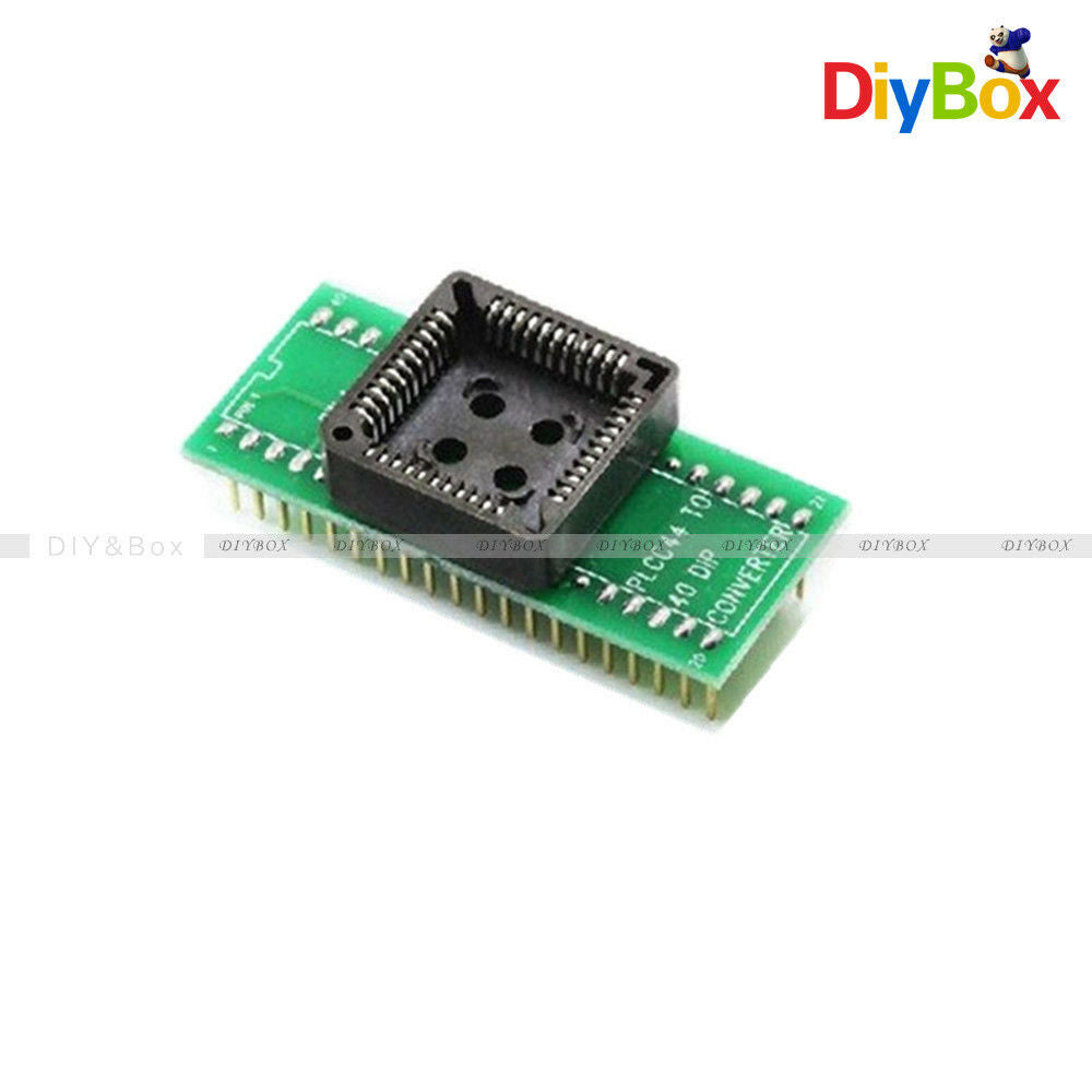 PLCC44 to DIP40 Universal Converter EZ Programmer Adapter chip Simple Socket