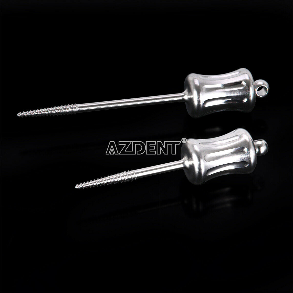 2 X Dental Long+Short Mini Manual Rotate Extraction Apical Root Fragments Drill