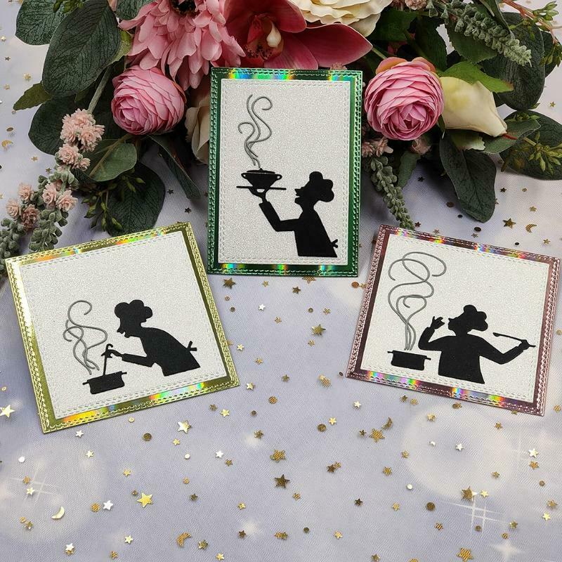 Creative Cooking Mage Metal Embossing Die Cuts Stencil for DIY Scrapbooking Card