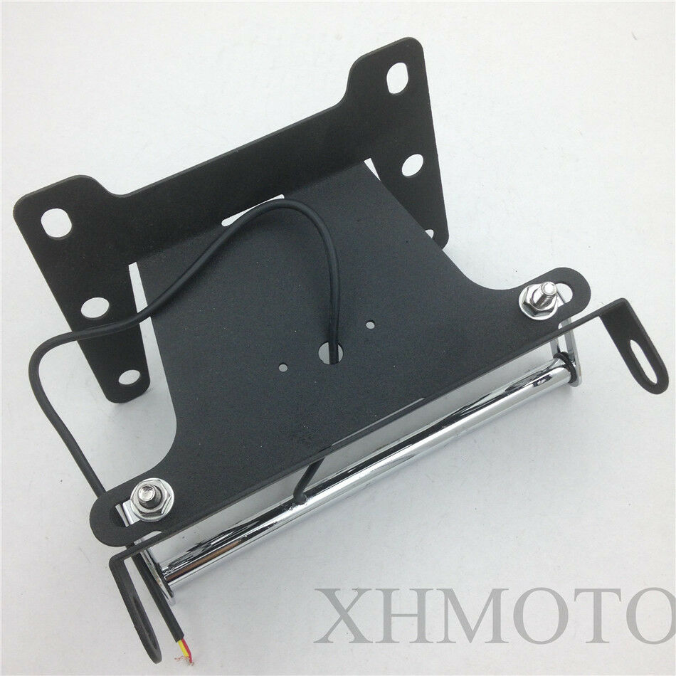 Black Fender Eliminator LED Light For 2004 2005 2006 Kawasaki ZX-10R ZX10R 10R