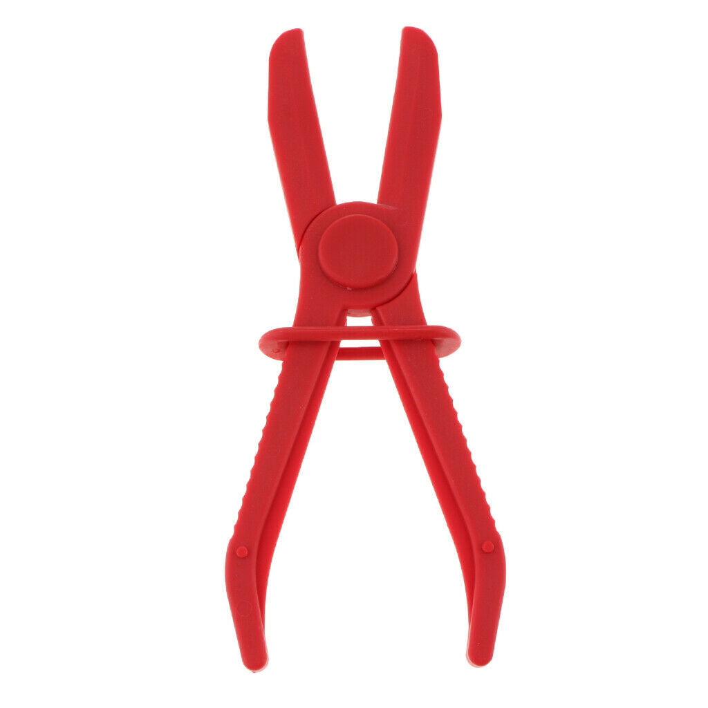 3X Brake Fuel Water Line Clamps Pinch-Off Pliers Kit Red 0-60mm