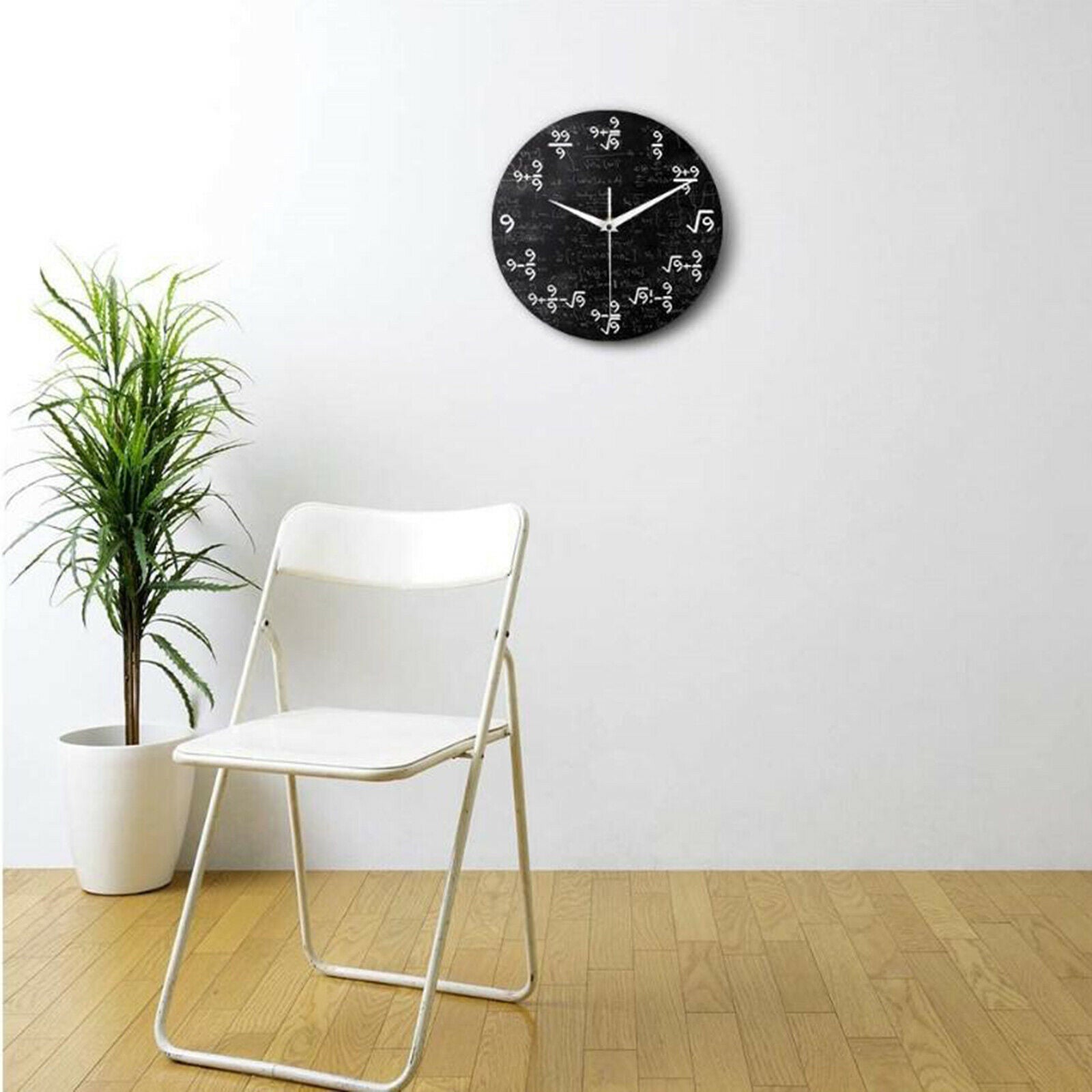 Math Wall Clock 12 inch Mathematical Equations Art Clock Home Decor Gifts