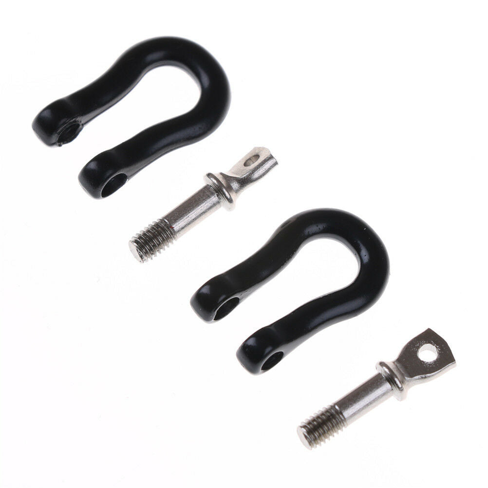 1/10 RC Crawler Car Tow Shackle Bracket Trailer Hook Tow Chain RC Axial.DD