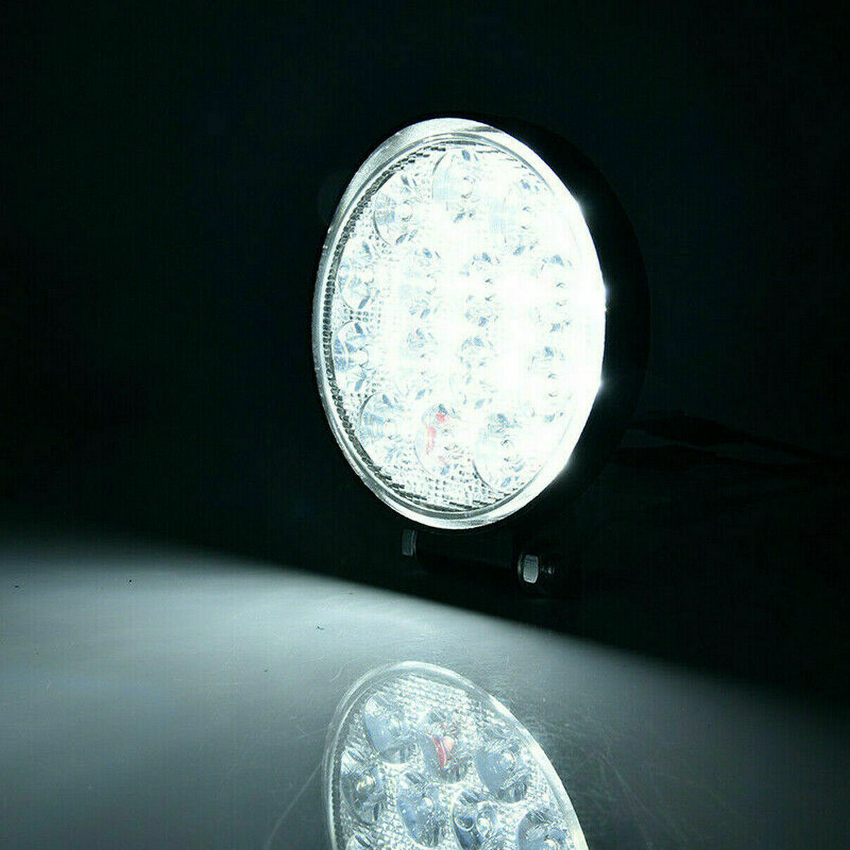 LED Work Light SPOT Lights For Truck Off Road Tractor ATV 12V 24V Round 42W