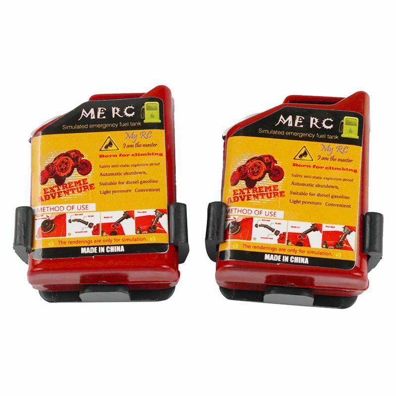 2 Pcs 1/10 Scale Rc Cler Accessory Mini Fuel Tank For Tamiya D90 Axial Wraith G1