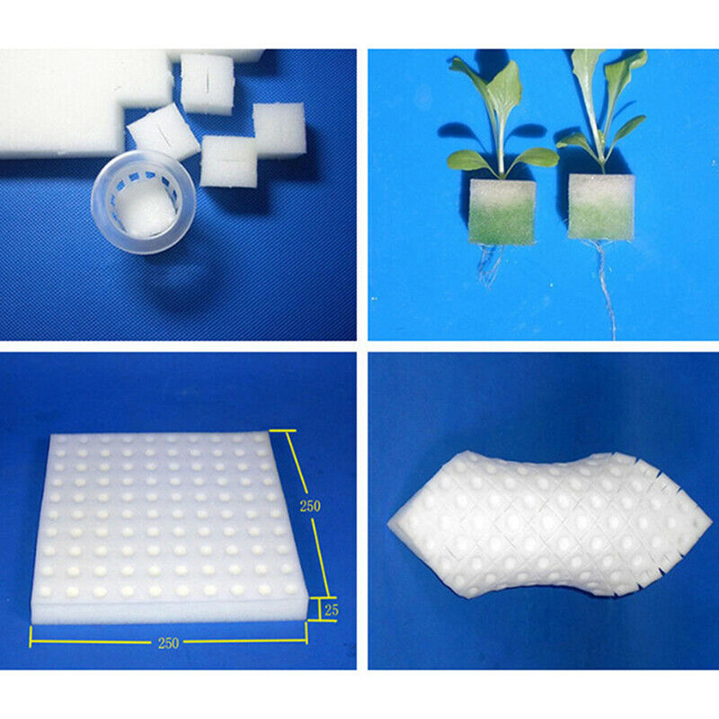 100 Pcs Soilless Hydroponic Vegetables Nurry Pots Nurry Sponge Culture√ _DD