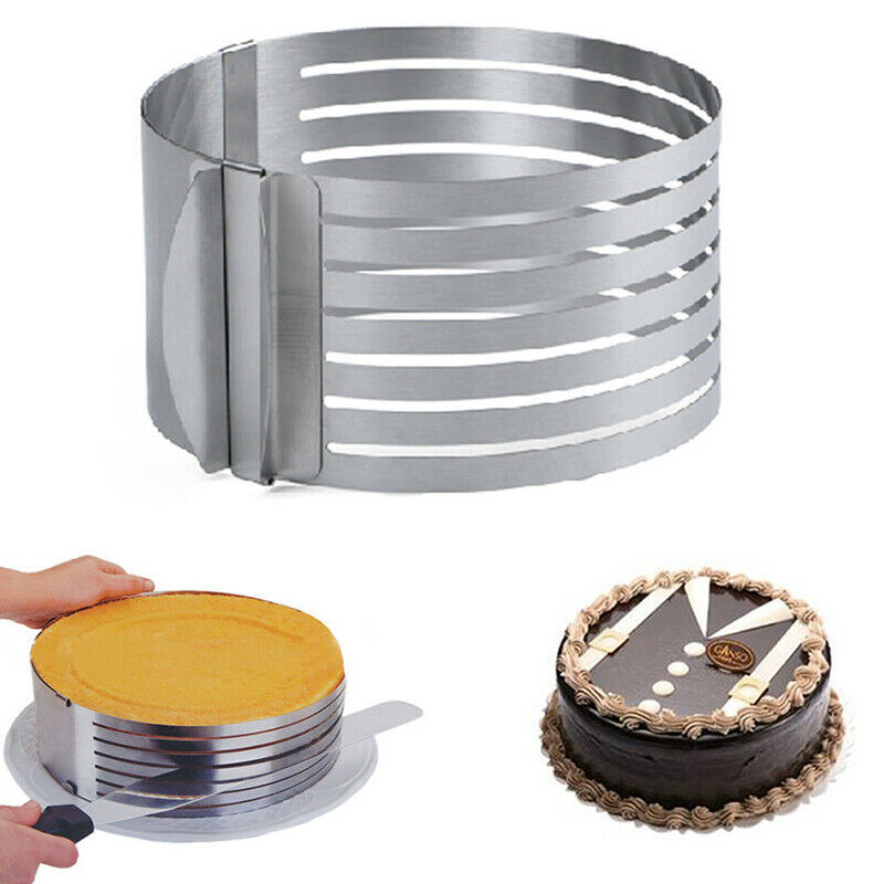 Adjustable Cake Cutter Slicer Mold Round Shape Bread Cake Slicer Cutting KitBDA