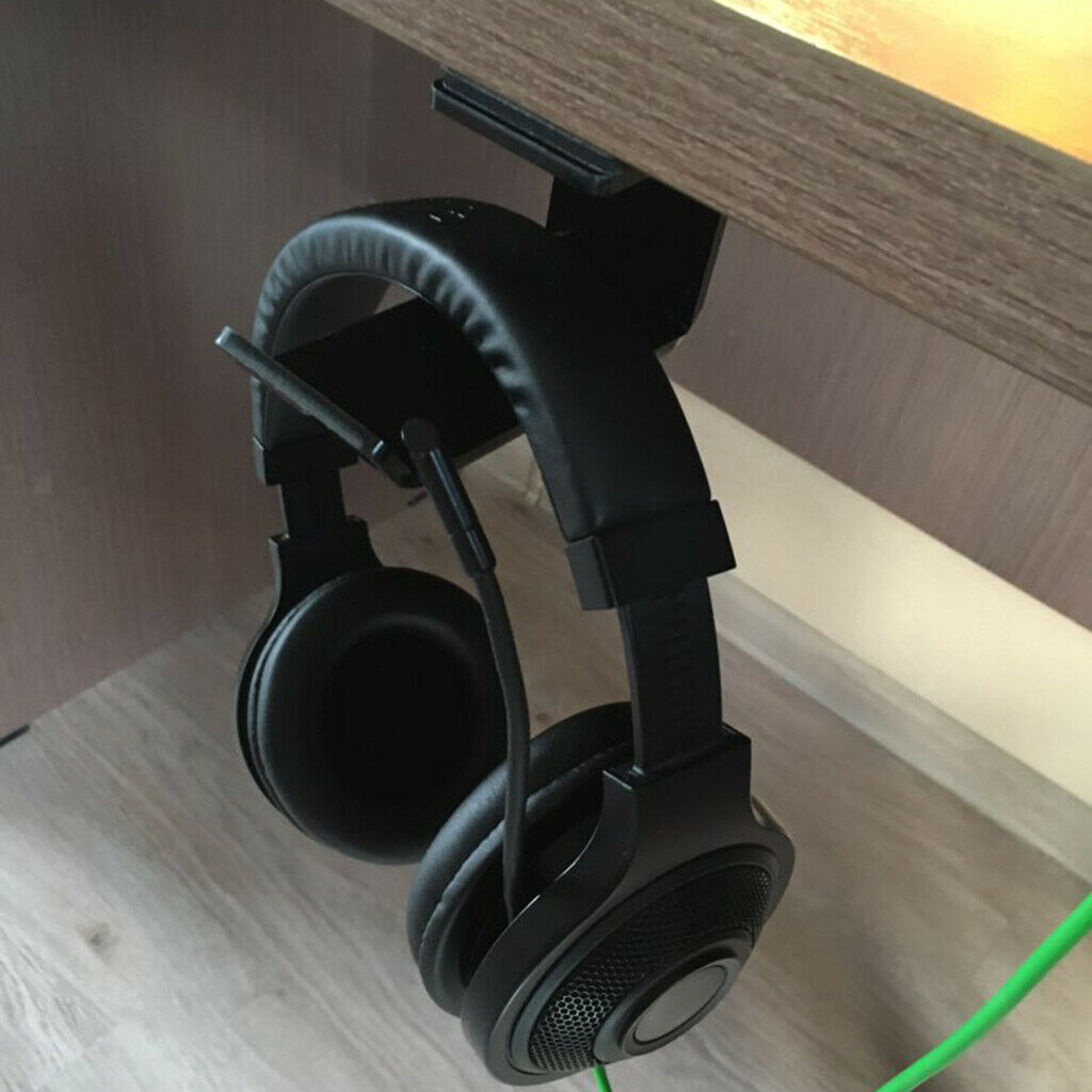 5pcs Headphone Stand Hanger Acrylic Headphone Hook Earphone Holder Clamp