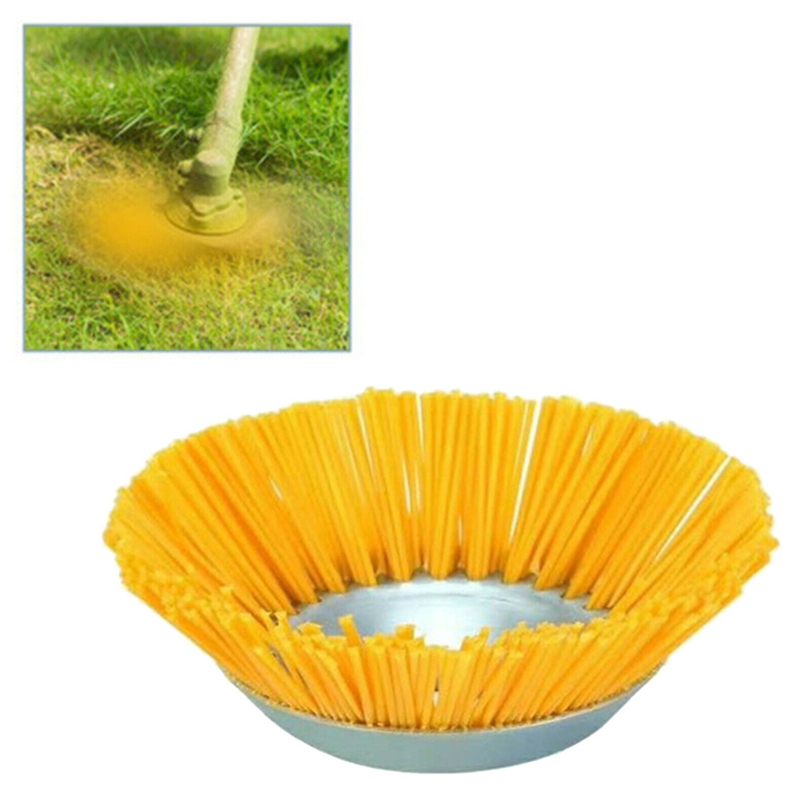 Grass Trimmer Head Nylon Wire Brush Garden Weeding Lawns Sidewalks Supplies