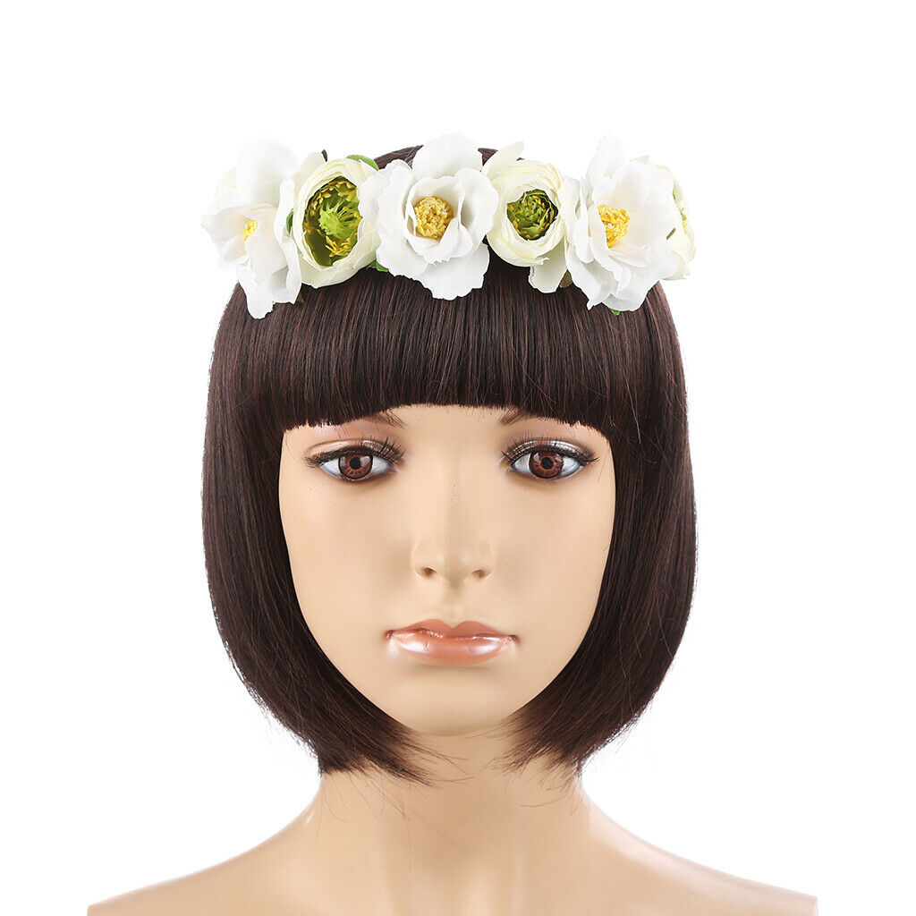 Wedding Party Festival Garland Hairband Flower Headband Bridesmaid Accessory