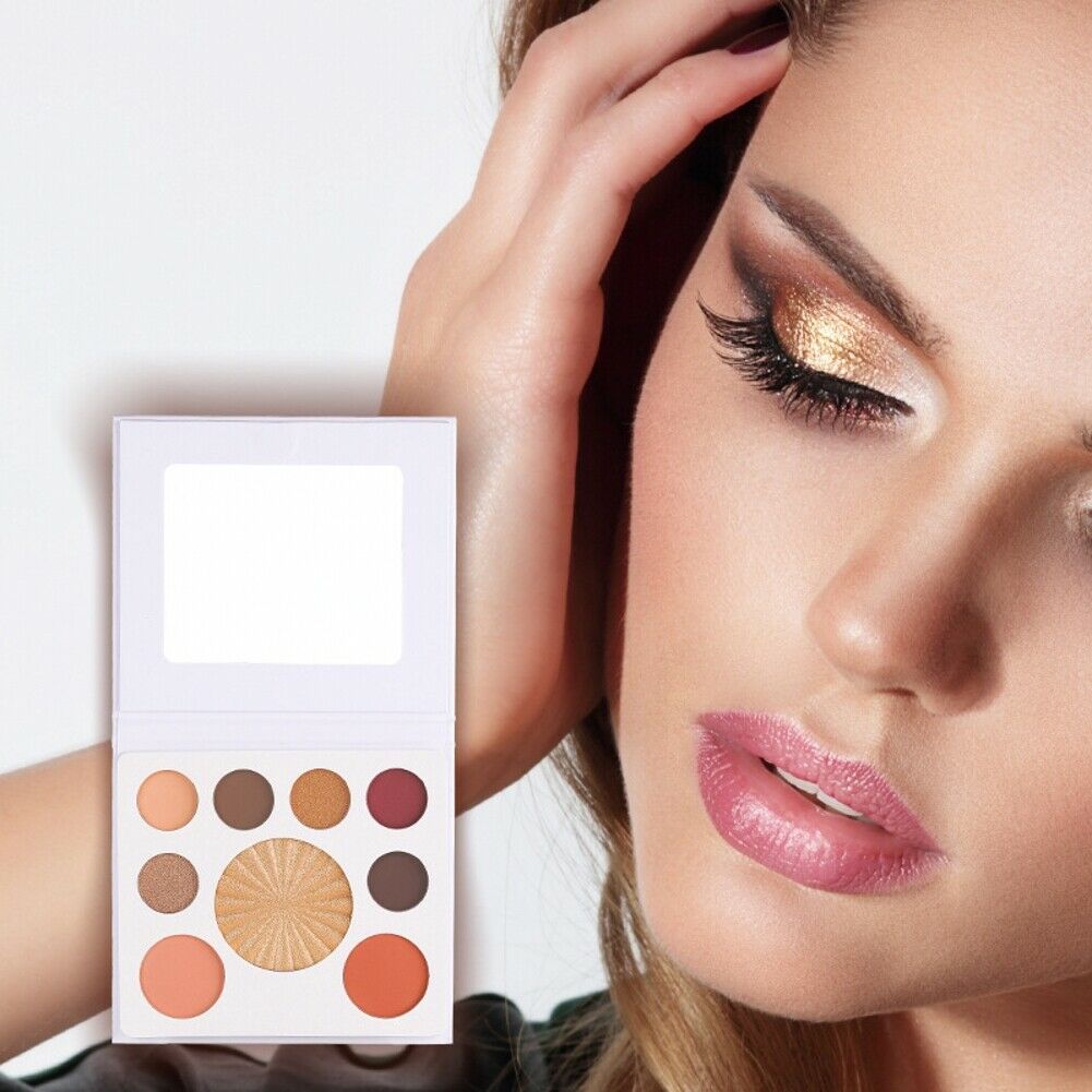 9 Color Eye-shadow Daily Makeup Fine Shimmering Earth Color Eye-shadow Palette