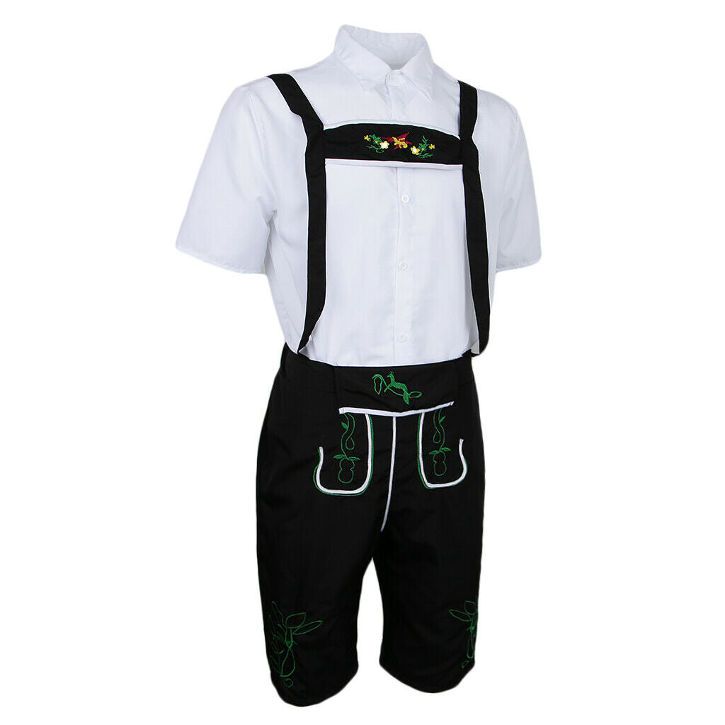 Adults Men Oktoberfest Bavarian Beer German Fancy Dress Lederhosen Party XXL
