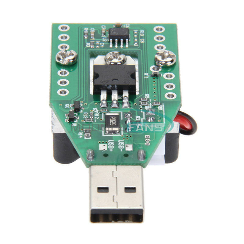 Electronic Load Resistor USB Discharge Battery Tester with Fan 15W 3.7-13V