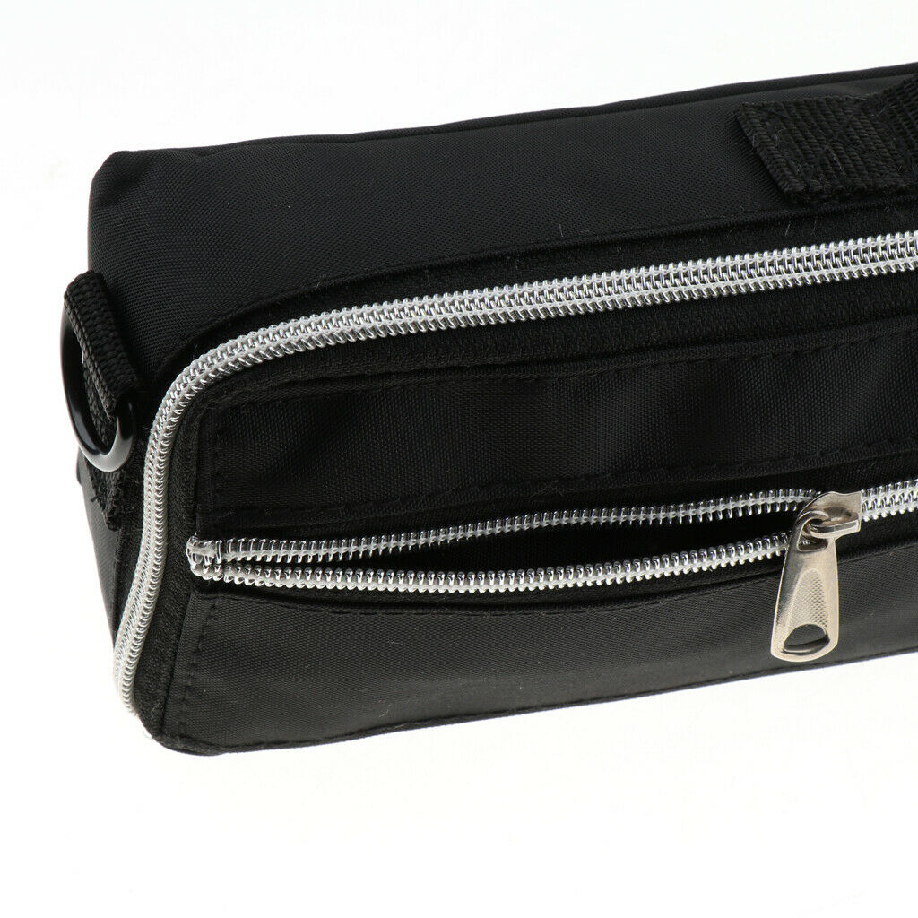 17 Holes Flute Carrying Handbag Bag Cover & Hard Leather Storage Case Box
