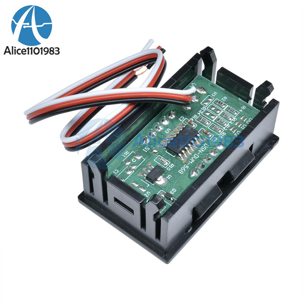 Green LED Panel Meter Mini Digital Voltmeter  DC 0V To 99.9V 0 -99.9V Display