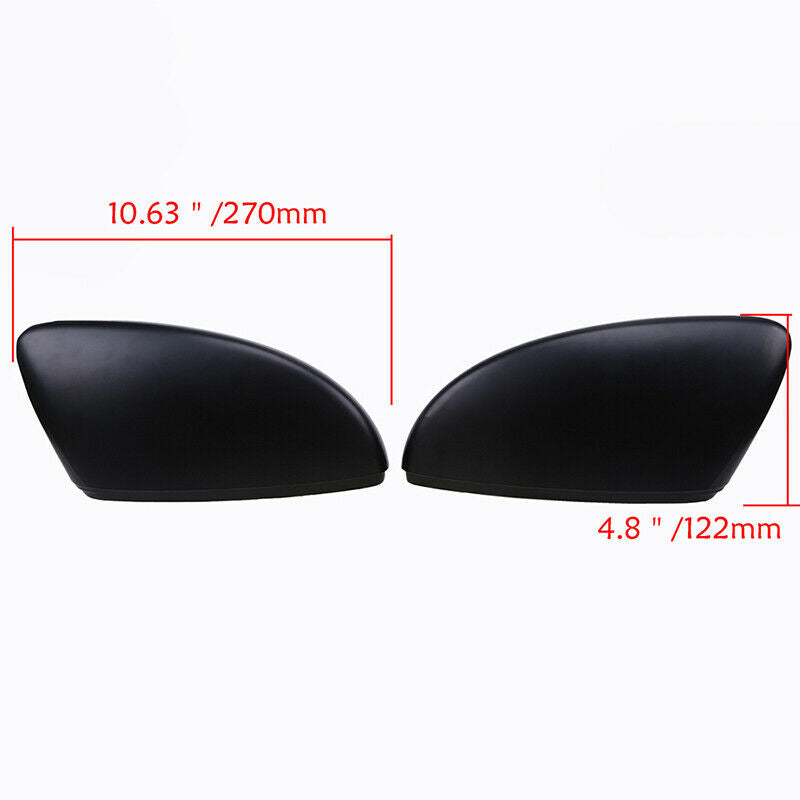 For Volkswagen Jetta Beetle 2012-2018 2Pcs Matte black Rear View Mirror Cover