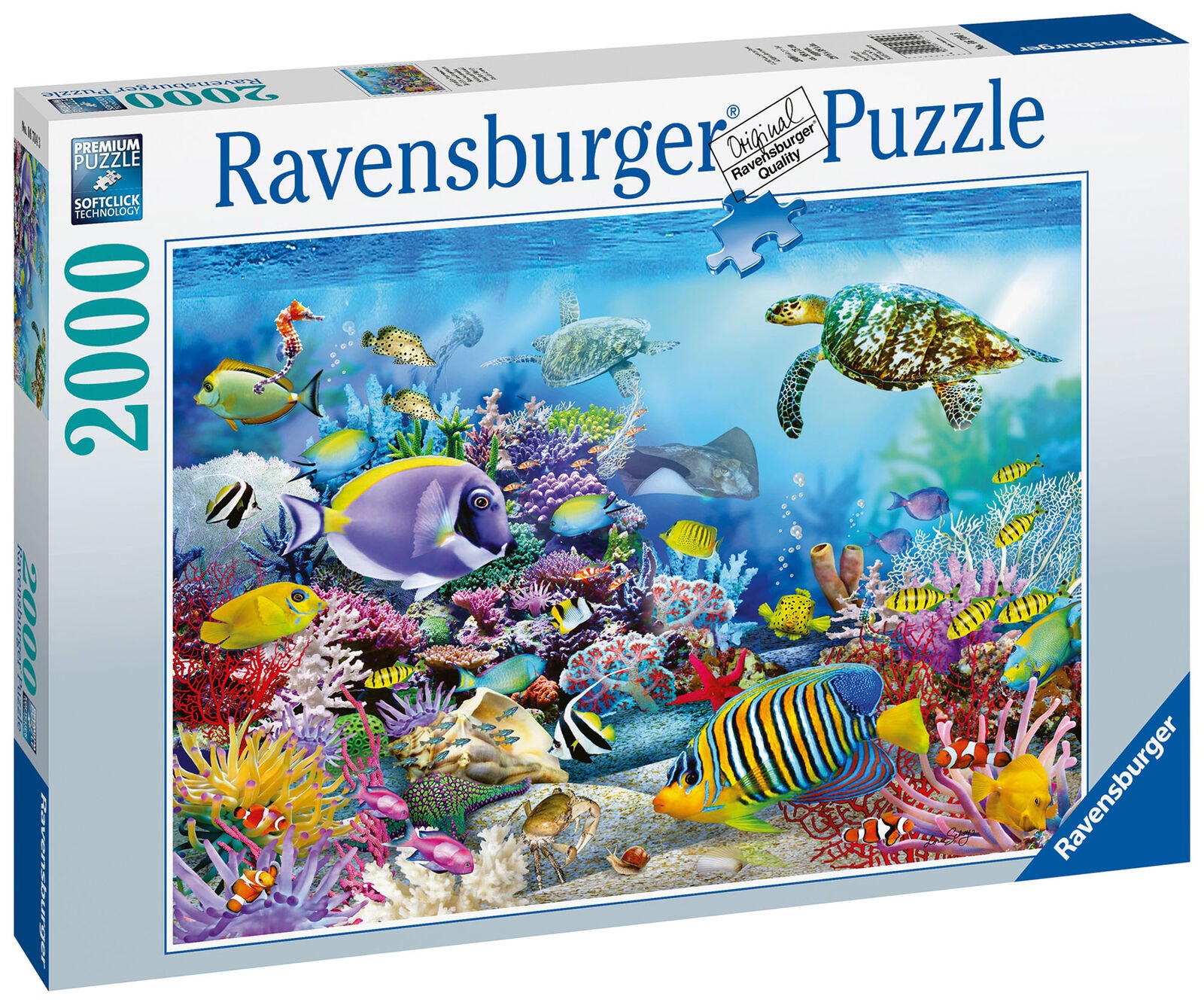 16704 Ravensburger Coral Reef Mystery Jigsaw Puzzle 2000 Pieces Age 12 Years+