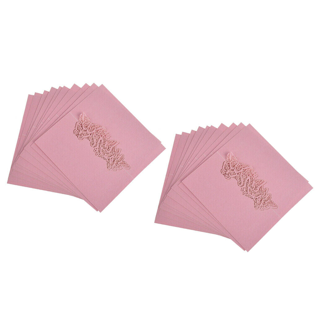 50 Butterflies Name Cut Out Place Cards Wedding Cards