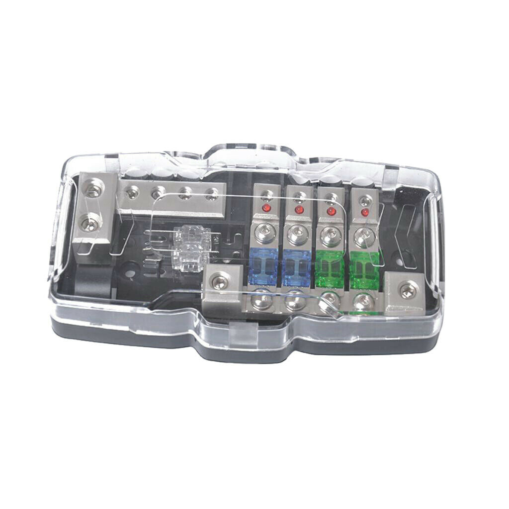 4/8 Gauge Out Car Auto Circuit Fuse Box  Multiple Fuse  Block