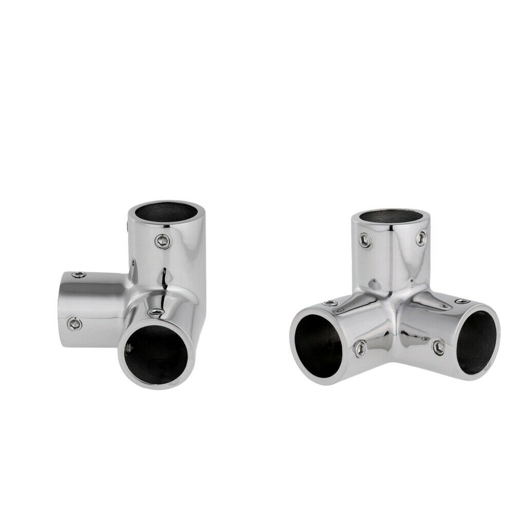2pcs Handrail Fittings For Boat - 22 Mm