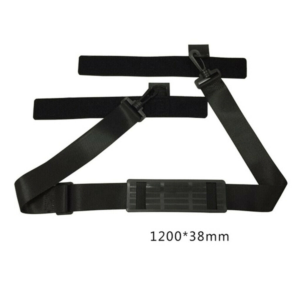 Fishing Rod Carry Strap Sling Band Adjustable Soft Shoulder Belt Tackle Holder