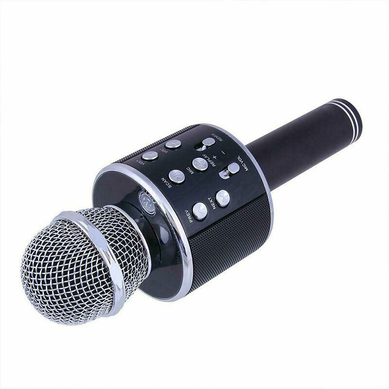 Micro Of Karaoke Wireless Bluetooth Black - New