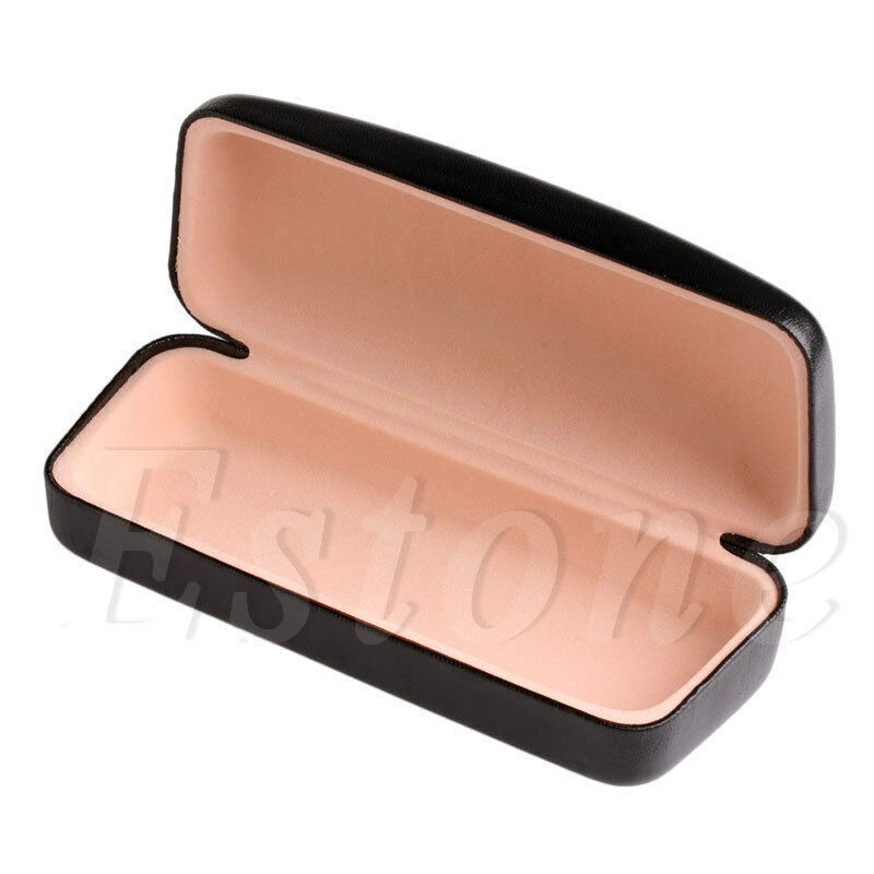 Eye Glasses Sunglasses Hard Case Portable Holder Protector Box Clamp Shell