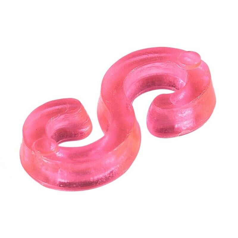 New Amazing Loom Bands Pack of 125 Colorful S-Clips V5H3
