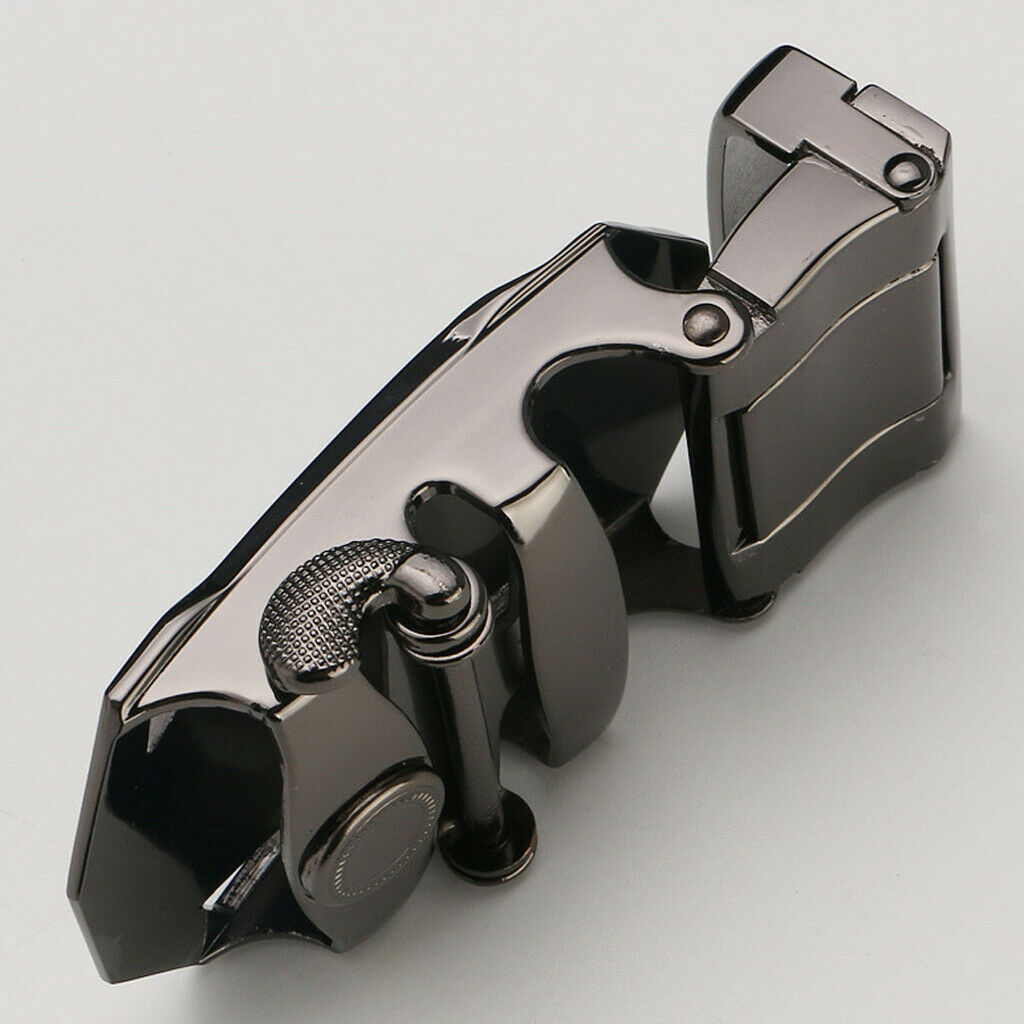 Mens Ratchet Belt Buckle, Automatic Slide Buckle for Belt Strap 35mm 6