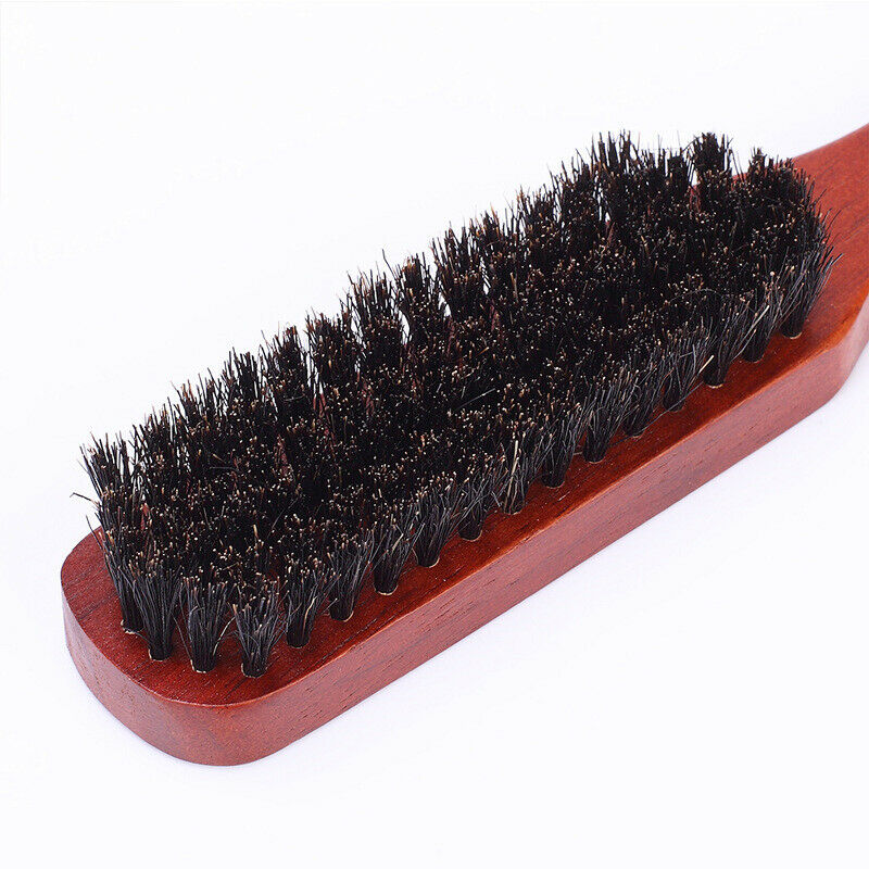 Bristle Hair Brush Wood Handle Massage Smooth Comb Salon Hairdressing Styling