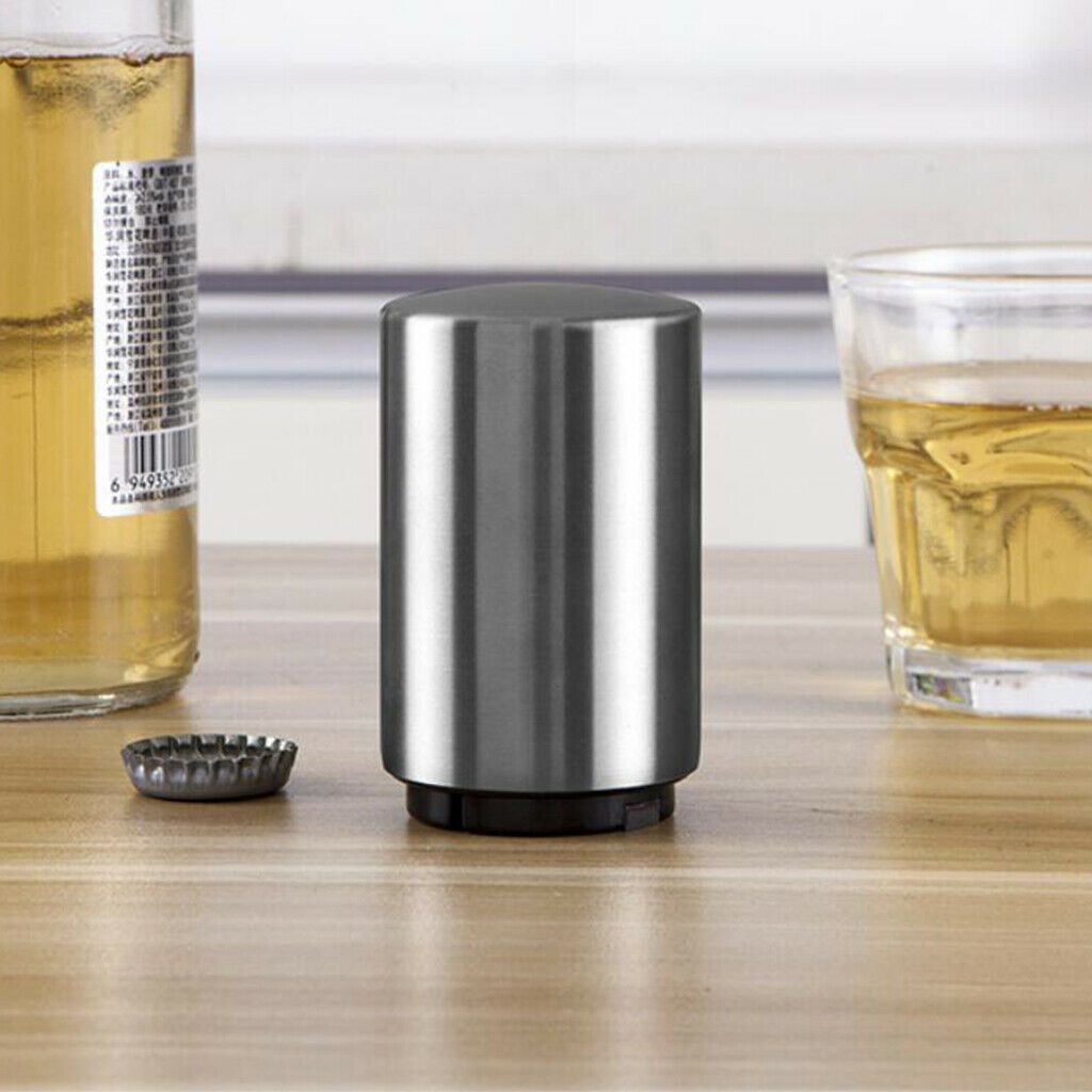 2x Easy Wine Bottle Opener Cylinder Soda Jar Can Hotel Tools w/ Megnet