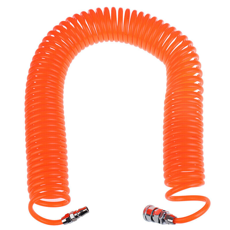 15m Polyurethane PU Air Compressor Hose Tube Pneumatic Hose Spring Air Pipe WF
