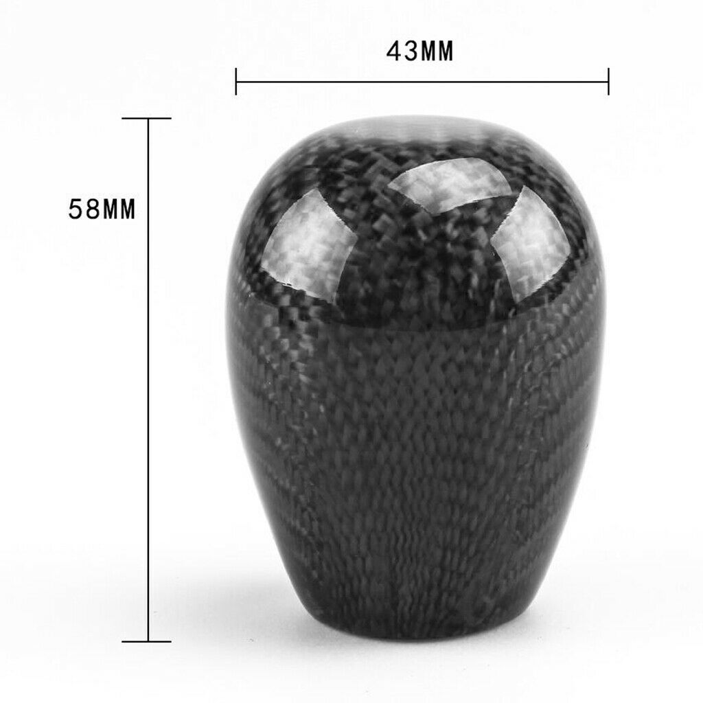 Car Manual Round Ball Gear Shift Handle Knob Head with Adapters Universal