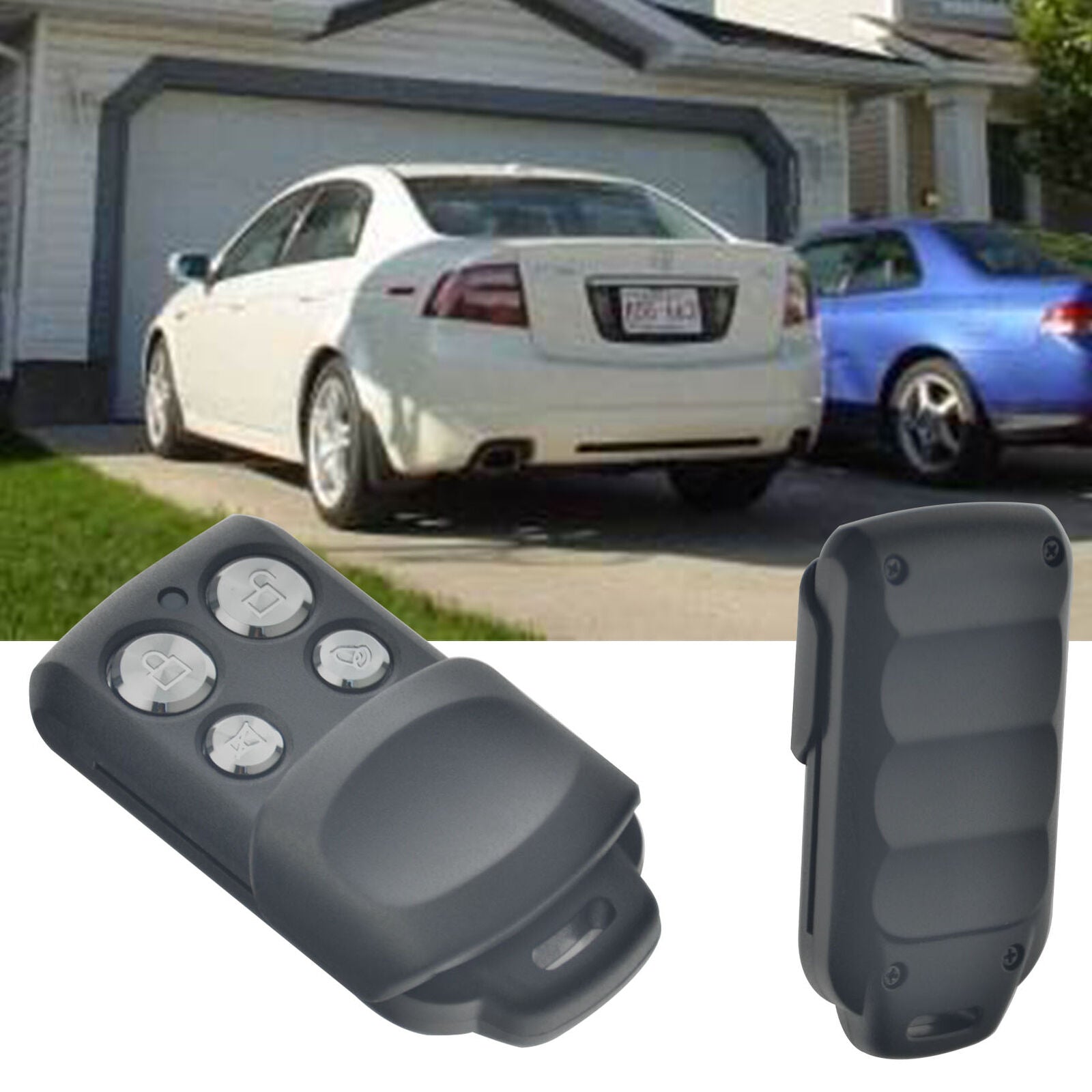 Gate Garage Door Remote Keyring 433MHz For Chamberlain/Motorlift 84335AML CR550