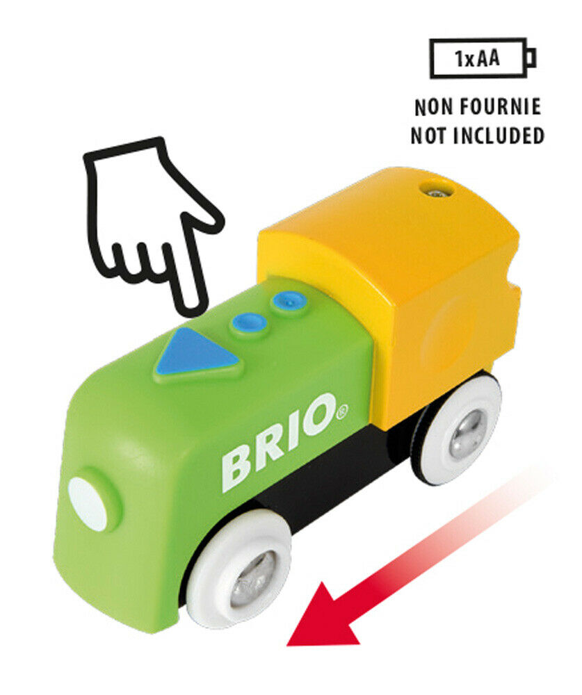 33705 BRIO My First Wooden Railway Battery Train Toddler Age 18 Months+
