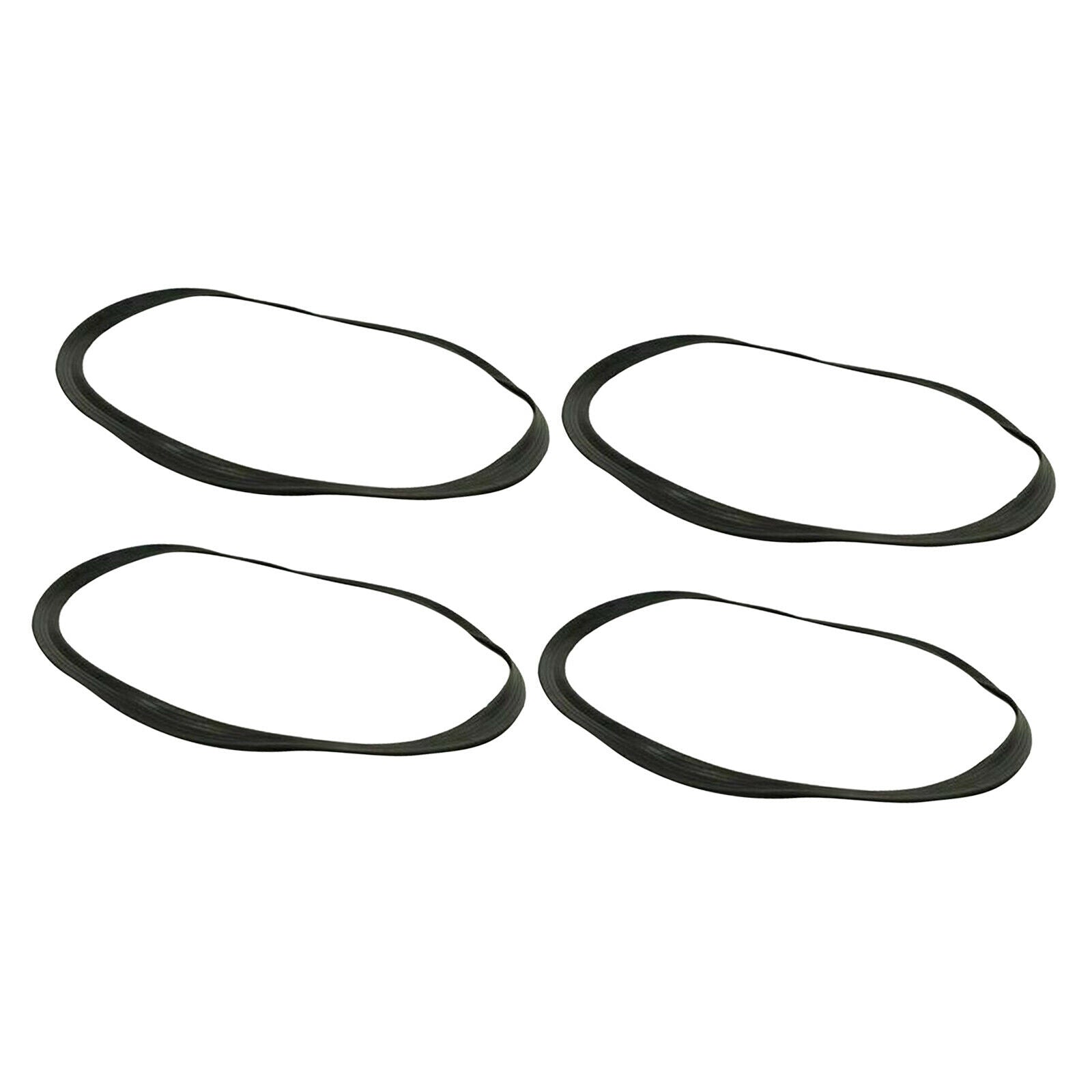 4 x Barber Salon Chair Base Floor Protective Rubber Ring Gasket  22.8 inch