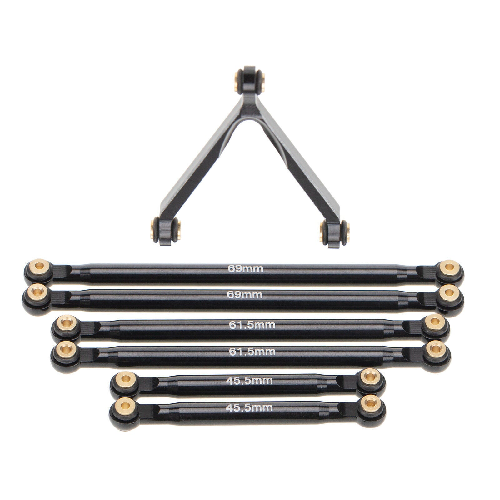 14Pcs 1/24 Aluminum Link Set for Axial SCX24 AXI00001 Crawler Buggy DIY Accs