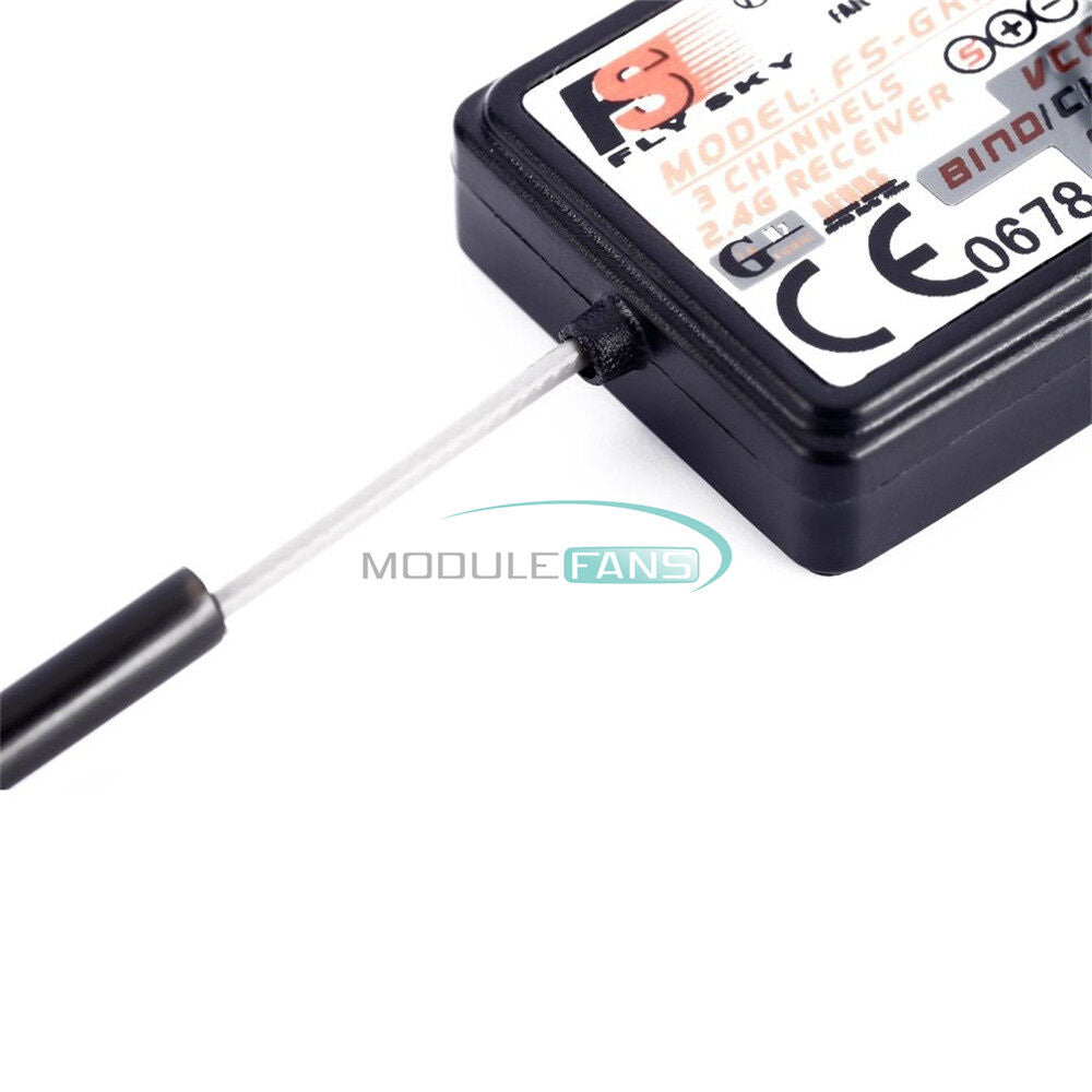 FlySky FS-GR3E 3CH 2.4G Receiver For RC Car Boat GR3C GT3B GT2 GT2E