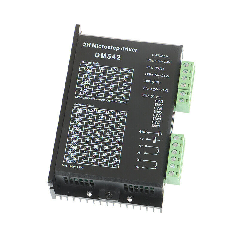 DM542 Stepper Motor Controller 2-phase Digital Stepper Motor Drive TdJ NrEIG KX