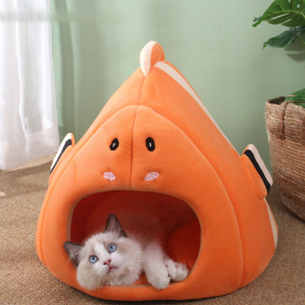 Pet Cave Bed Anti-Slip Nest Cave Small for Indoor Small Medium Dog Cat