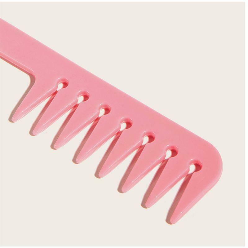 Wide Teeth Hairbrush Fork Comb Men Beard Hairdressing Brush Styling Tool