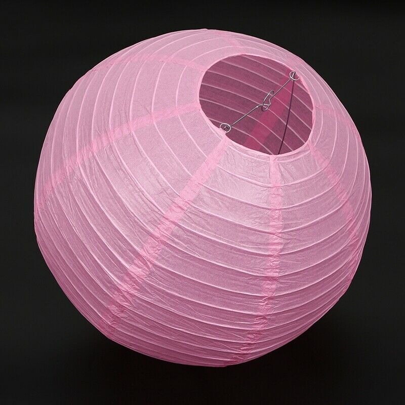1 x Chinese Japanese Paper Lantern Lampshade for Party Wedding, 40cm(16") PinkM2
