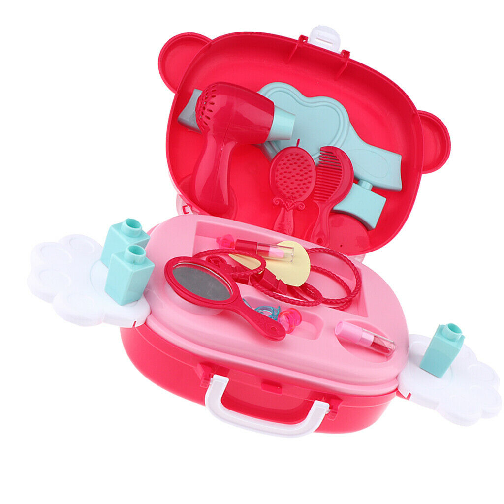 Pretend Play Beauty Playset, Fashion & Makeup Accessories with a Storage