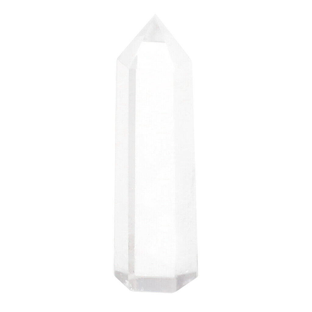 Clear Quartz Wand with  Termination for Decoration