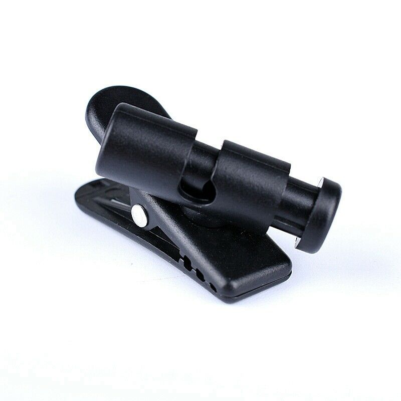 2pcs Headphone Earphone Cable Wire Cord Clip Nip Clamp Collar Lapel Shirt Holder