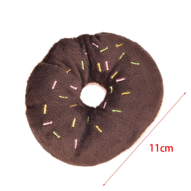 1PC Innovative Puppy Cat Squeaky Donut Toys Pet Dog Chew Throws For Pet P.l8