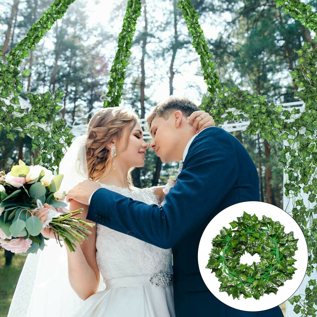 Pack of 12 86.4Ft Artificial Ivy Leaves Vines Garland Greenery Decoration