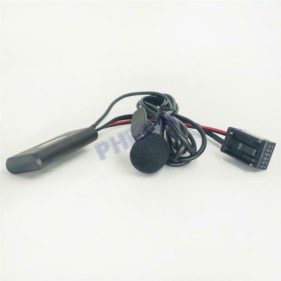 For Opel Astra Zafira Tigra Bluetooth Music AUX Cable Handsfree Kit + Microphone