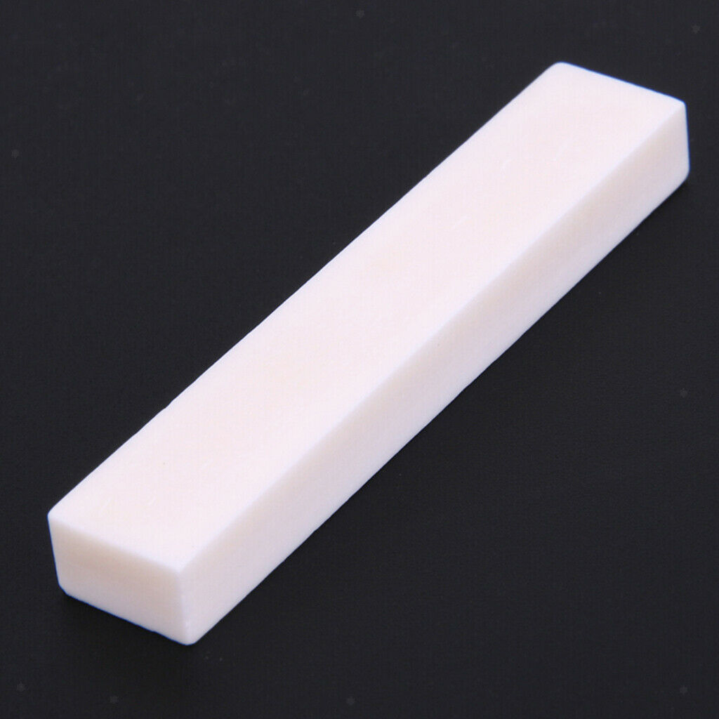 DIY 3Pcs Buffalo Bone Bridge White Walnut 52x6x10mm for Folk Guitar